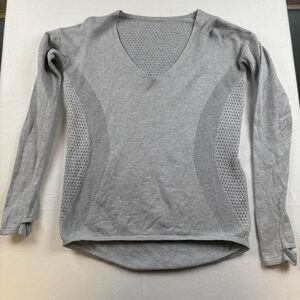 Lululemon Women’s Grey Knit Sweater | Cozy Athleisure | Size Small